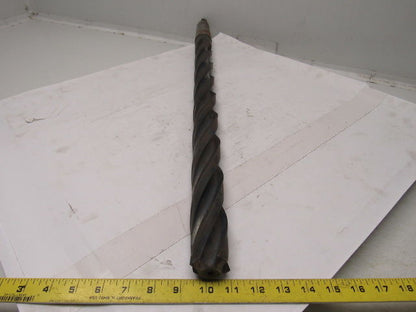 1-21/32" Flat Bottom Cut # 5 Morse Taper Shank Drill Bit 31-3/8" OAL