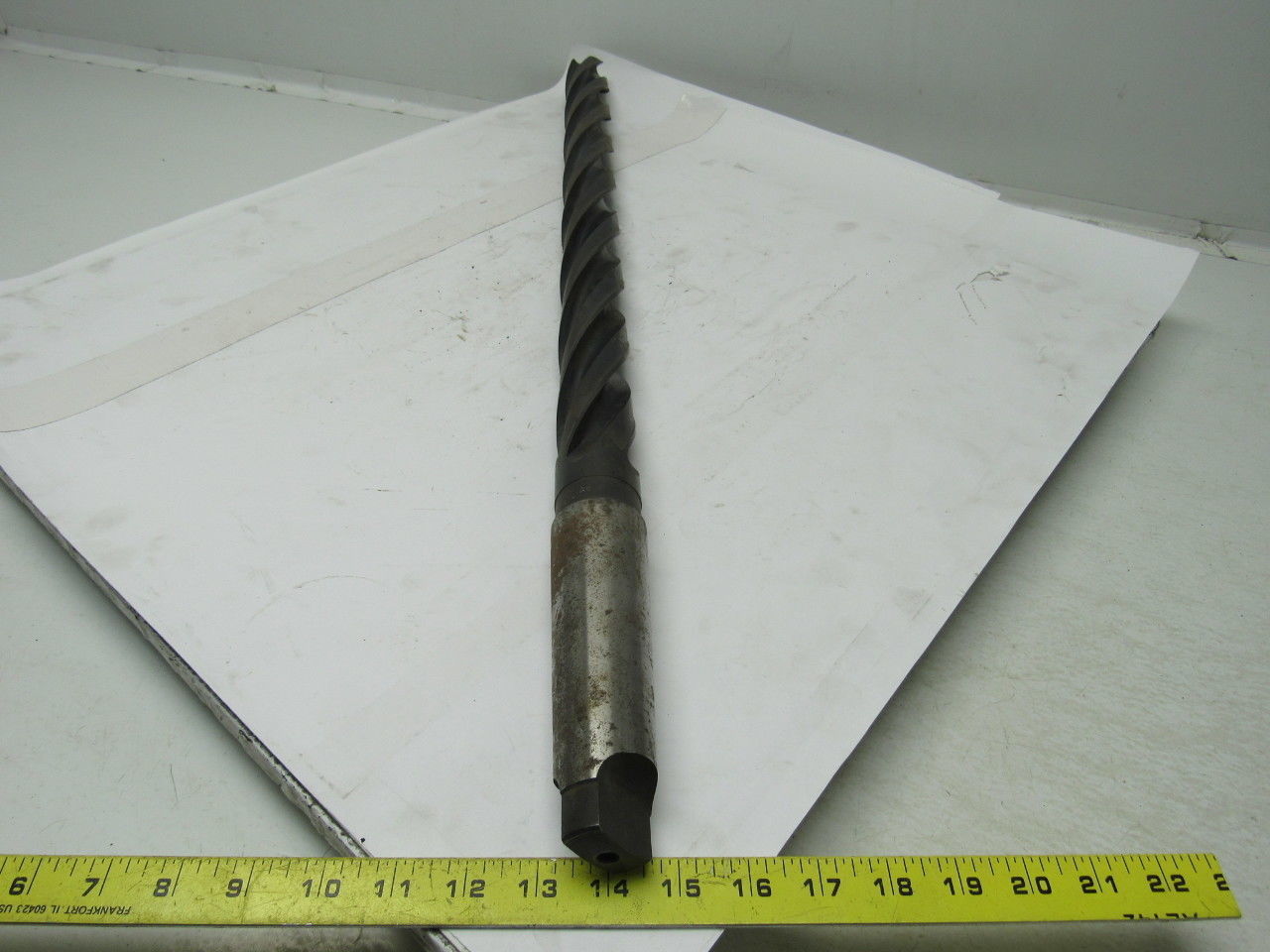 1-21/32" Flat Bottom Cut # 5 Morse Taper Shank Drill Bit 31-3/8" OAL