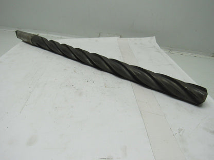 1-21/32" Flat Bottom Cut # 5 Morse Taper Shank Drill Bit 31-3/8" OAL