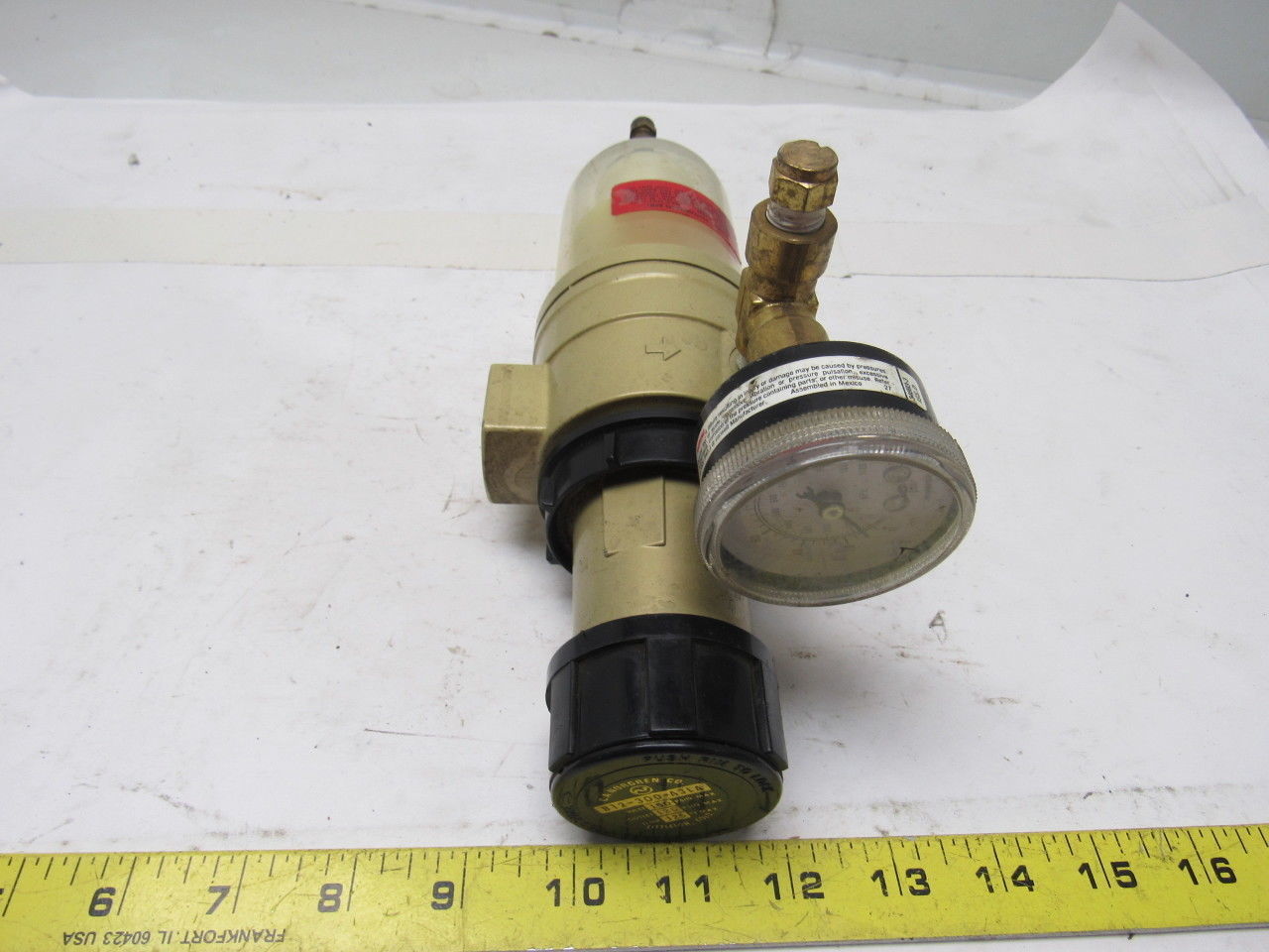 Norgren B12-300-A3LA Pneumatic Air Filter Regulator 3/8" NPT 150PSI Max W/Gauge