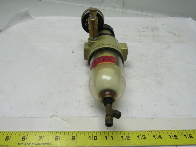 Norgren B12-300-A3LA Pneumatic Air Filter Regulator 3/8" NPT 150PSI Max W/Gauge