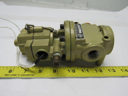 Norgren A1014J P4 Solenoid Pilot Actuated Pneumatic Valve 1/2" PTF