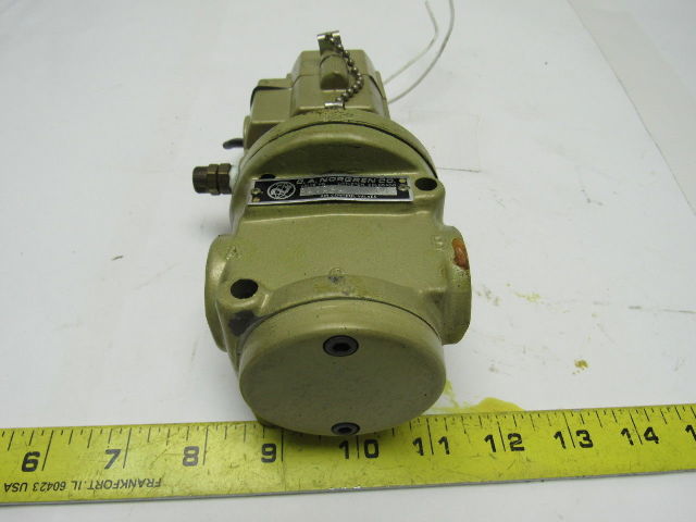 Norgren A1014J P4 Solenoid Pilot Actuated Pneumatic Valve 1/2" PTF