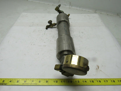 Camco 304 Stainless 2" Dia. Accumulator W/0 to 600PSI Brass Gauge