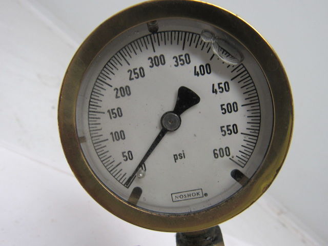 Camco 304 Stainless 2" Dia. Accumulator W/0 to 600PSI Brass Gauge