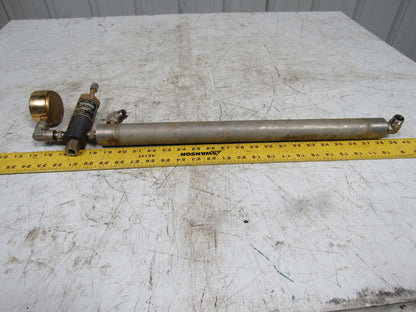 Haskel 28440-1 Adjustable Relief Valve 300-3000PSI W/20" X 1.5" Plenum Chamber