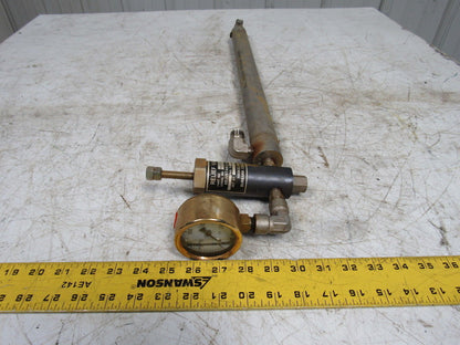 Haskel 28440-1 Adjustable Relief Valve 300-3000PSI W/20" X 1.5" Plenum Chamber