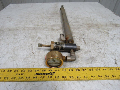 Haskel 28440-1 Adjustable Relief Valve 300-3000PSI W/20" X 1.5" Plenum Chamber