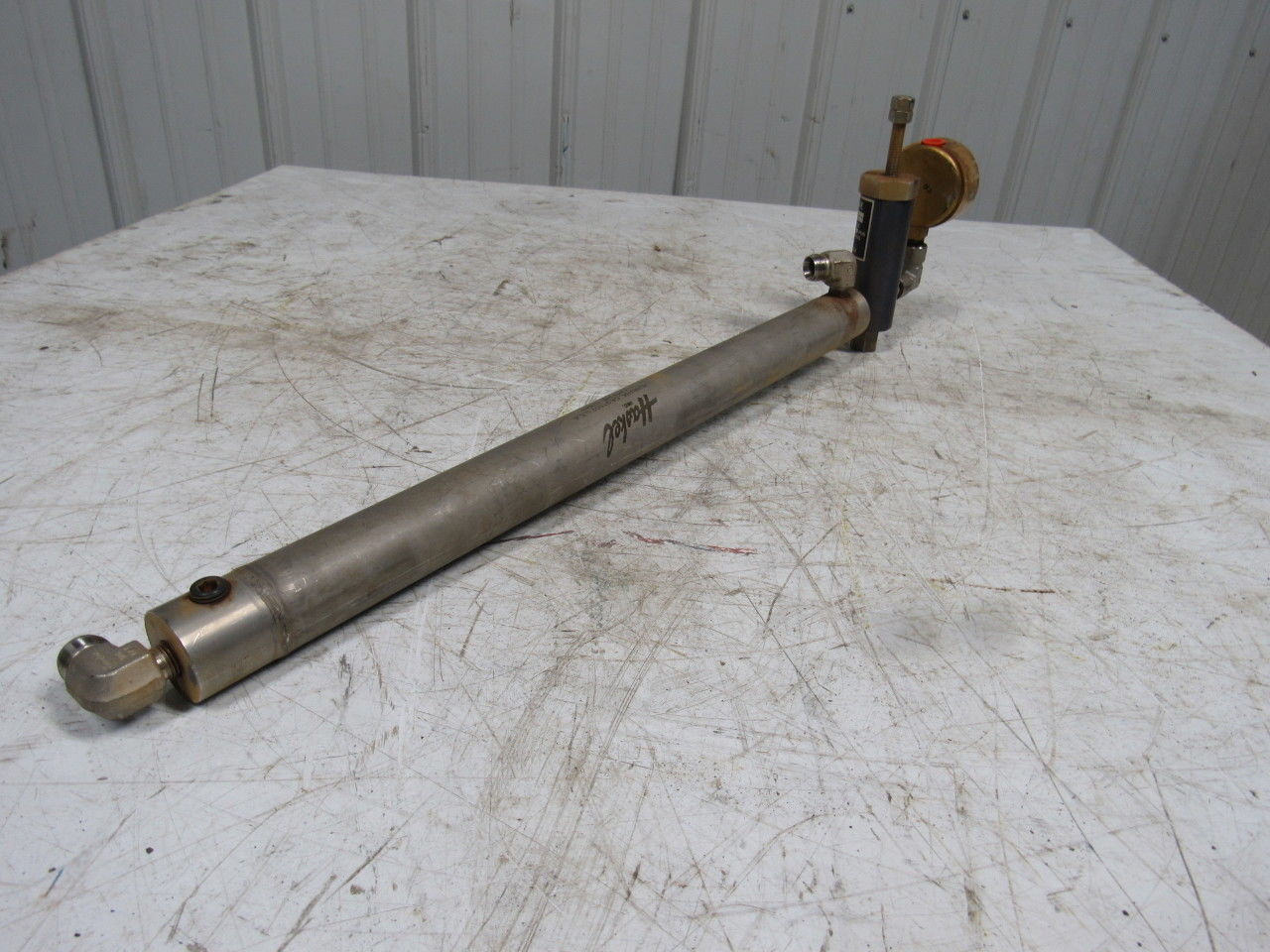 Haskel 28440-1 Adjustable Relief Valve 300-3000PSI W/20" X 1.5" Plenum Chamber
