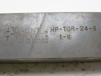 Valenite HPTGR-24-6 1-1/2" Square Shank Multi Lock Tool Holder 8" Length