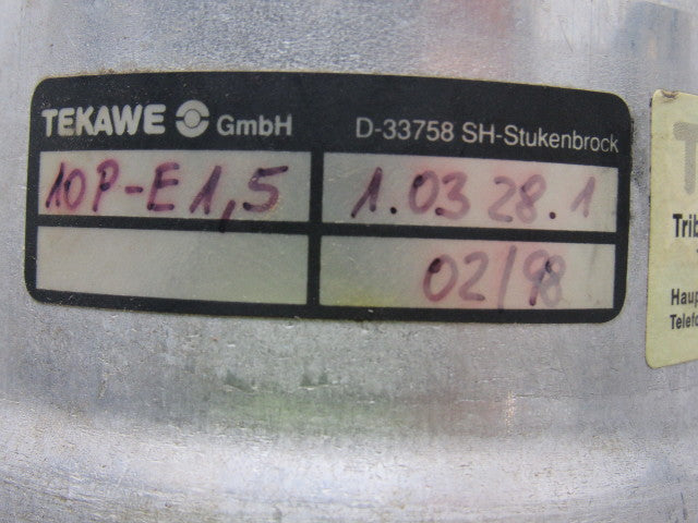 Tekawe A0P-EA,5 Air Operated Grease Pump From Weeke BP-140 CNC