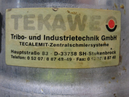 Tekawe A0P-EA,5 Air Operated Grease Pump From Weeke BP-140 CNC