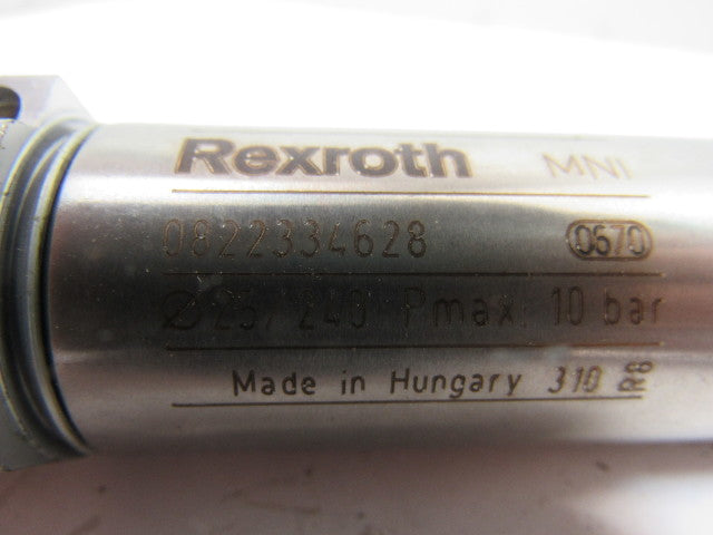 Rexroth 0822334628 Mini Metric Pneumatic Cylinder 25mm Bore X 240mm Stroke