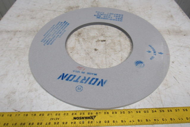Norton 329068 32A60-H8VBE Straight 24" x 5/8" x 12" 60 Grit Grinding Wheel