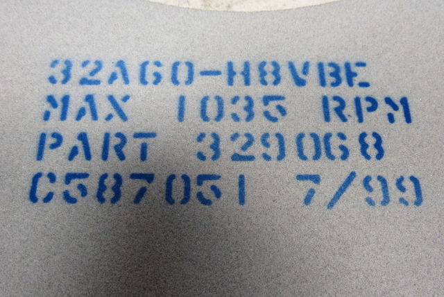 Norton 329068 32A60-H8VBE Straight 24" x 5/8" x 12" 60 Grit Grinding Wheel