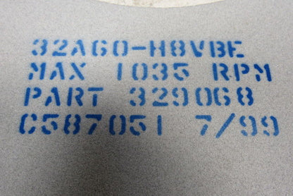 Norton 329068 32A60-H8VBE Straight 24" x 5/8" x 12" 60 Grit Grinding Wheel