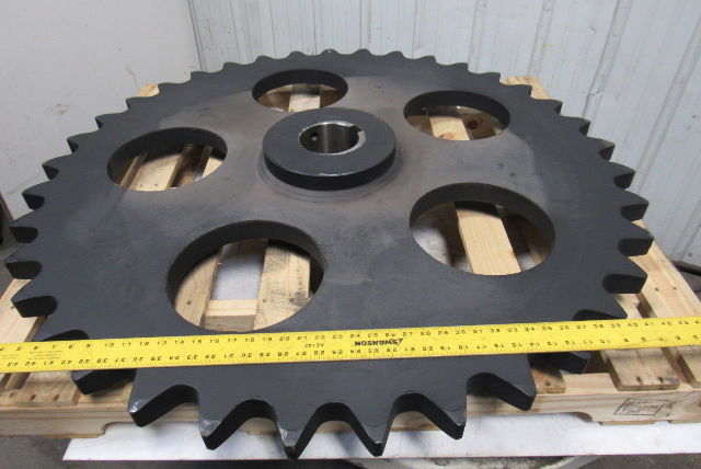 37 TOOTH 4-1/4" PITCH Large Sprocket 50-5/8"OD 46-3/16" Caliper Dia. 5-3/4" LTB