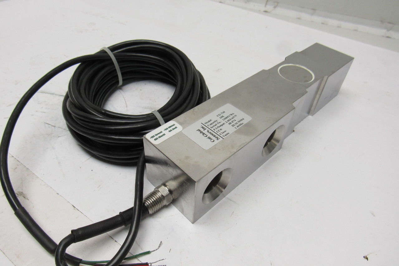 Coti Global CG-743 Single Ended Beam Load Cell 10K Capacity - Damaged