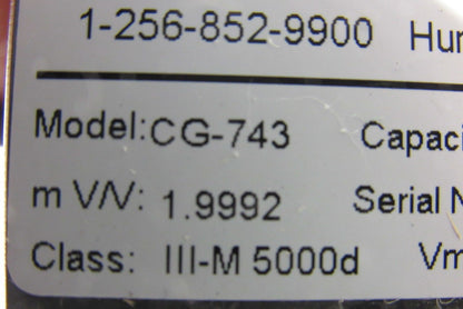Coti Global CG-743 Single Ended Beam Load Cell 20K Capacity