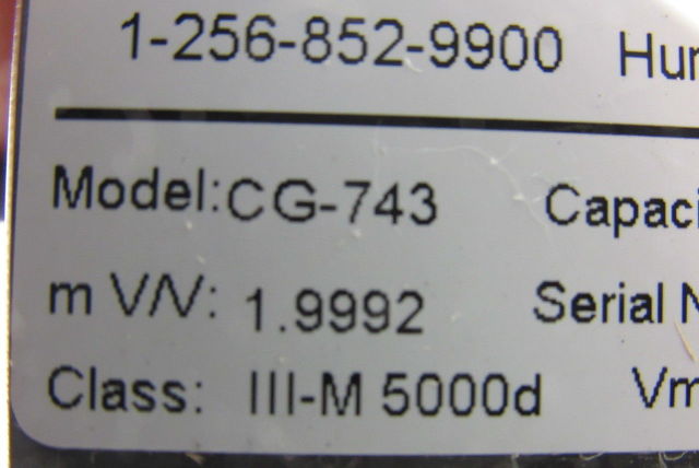 Coti Global CG-743 Single Ended Beam Load Cell 20K Capacity