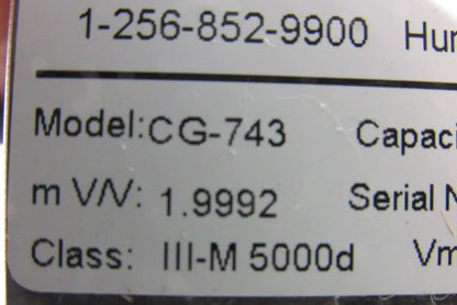 Coti Global CG-743 Single Ended Beam Load Cell 20K Capacity