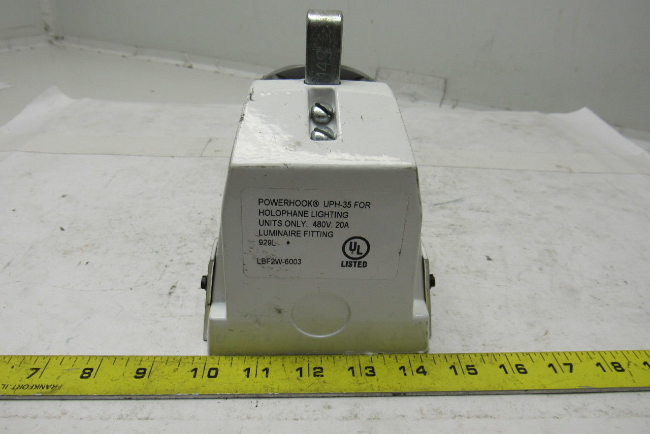 Powerhook UPH-35 For Holophane Lighting 480V-20A Luminaire Fitting
