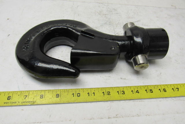 Forge Crane Hook Machined W/Safety Latch  Nr.1,6
