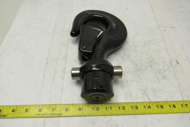 Forge Crane Hook Machined W/Safety Latch  Nr.1,6