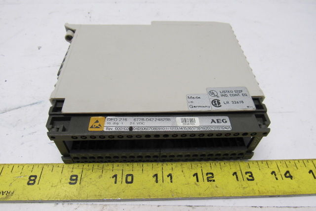 AEG 6728-042.248298 Modicon DEO 216 Input Module 24VDC 16 Point