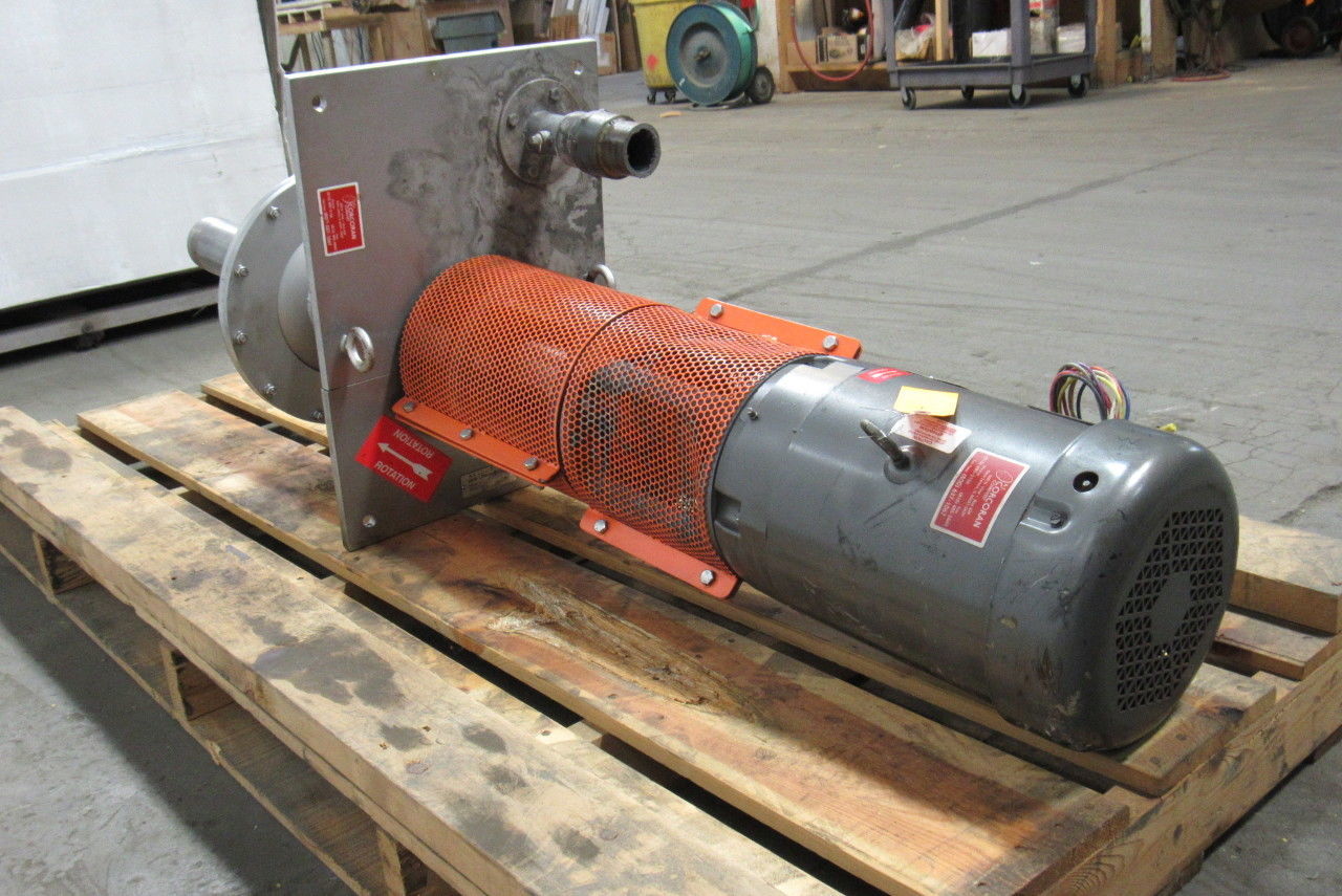 RS CORCORAN BALDOR 5000VEC-1 7-1/2HP S.S. Pump Motor Combination 3x2 Tested