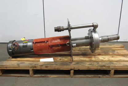 RS CORCORAN BALDOR 5000VEC-1 7-1/2HP S.S. Pump Motor Combination 3x2 Tested
