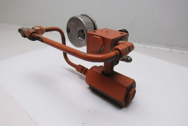 Racine FF5 NHPS 02S Air Bleed Valve 3000psi 4.0Gpm W/Gauge Isolator