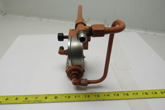 Racine FF5 NHPS 02S Air Bleed Valve 3000psi 4.0Gpm W/Gauge Isolator