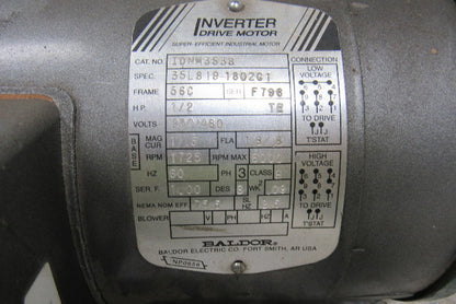 Sumitomo CNFJ4095Y8 SM-Cyclo CNFJ-4095Y8 1/2HP Gearmotor 8:1 Ratio 230/460V 3Ph