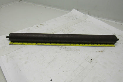 1.9" Dia Steel Gravity Conveyor Roller 23" Frame 7/16 Hex Shaft Lot of 4
