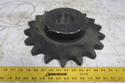 Martin 180B18 #180 Single Row Sprocket 2-7/8" Keyed Bore 18 Tooth