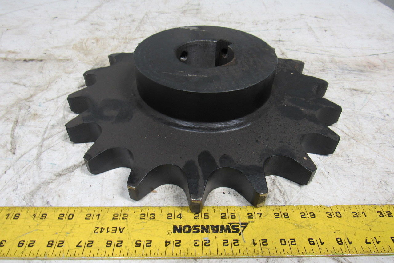 Martin 180 18 #180 Single Row Sprocket 2-7/8" Keyed Bore 18 Tooth
