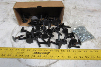 Tapco 3/8-16x2" Black Finish Elevator Bolt W/Finished Hex Nut Box of 50
