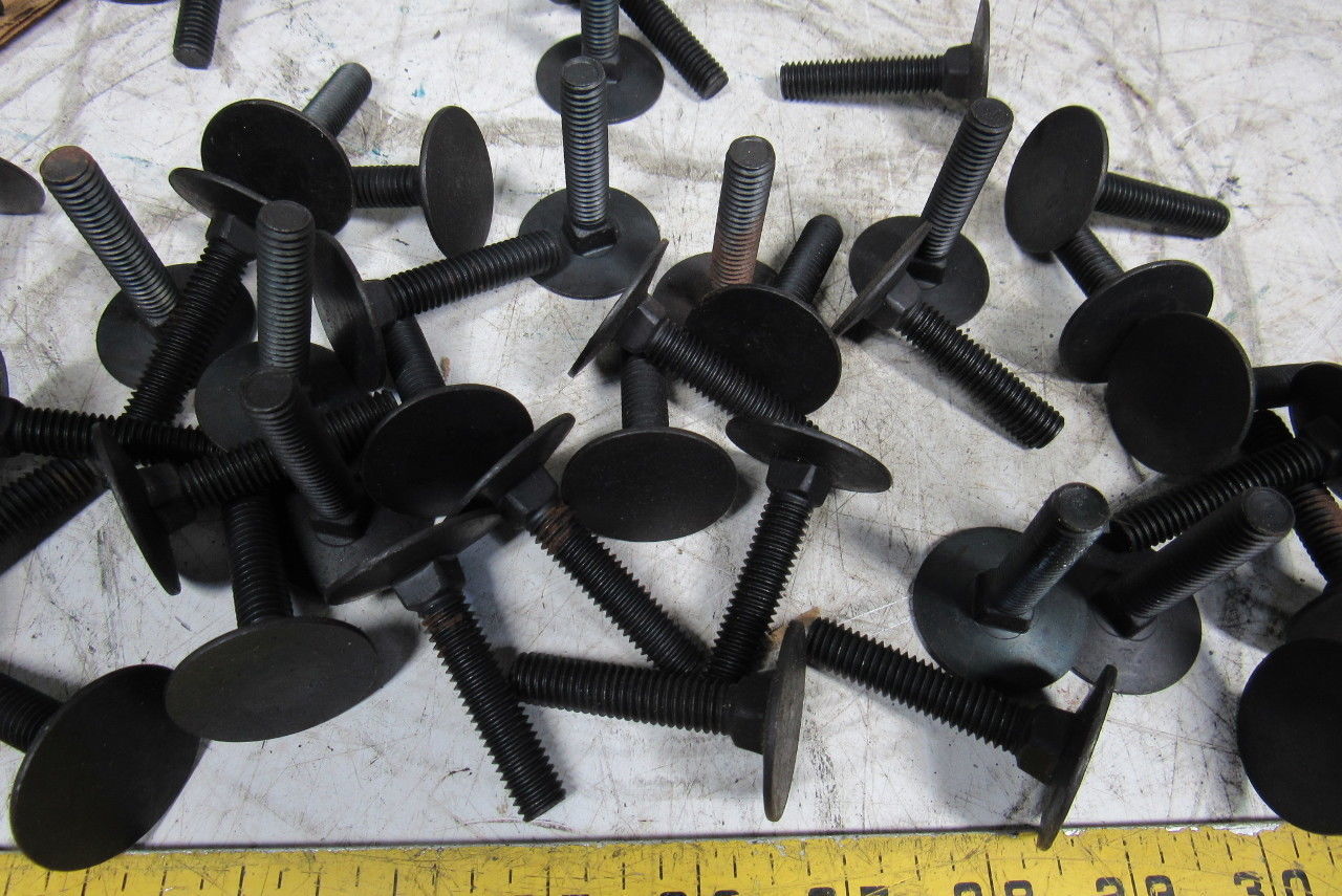 Tapco 3/8-16x2" Black Finish Elevator Bolt W/Finished Hex Nut Box of 50