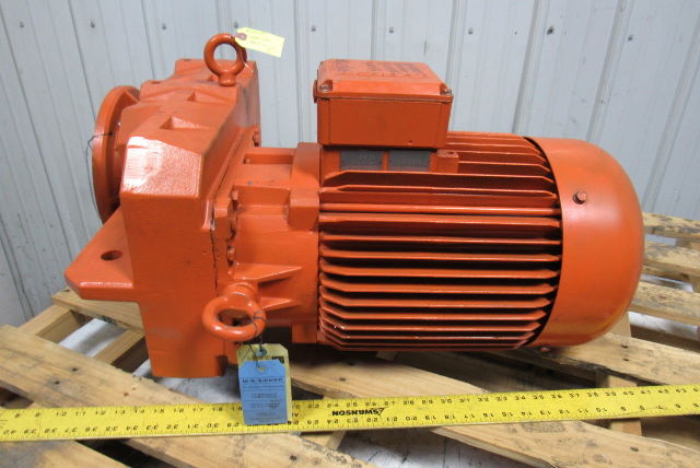 Bauer BF60-24/D16LA84/AM 2 Speed Offset Gearmotor 460V 3PH 880/1760RPM