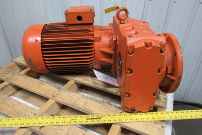 Bauer BF60-24/D16LA84/AM 2 Speed Offset Gearmotor 460V 3PH 880/1760RPM