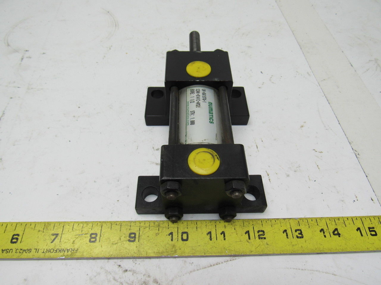 Numatics S2AK-01A1C-AM22 Pneumatic Air Cylinder 1-1/2" Bore 1" Stroke