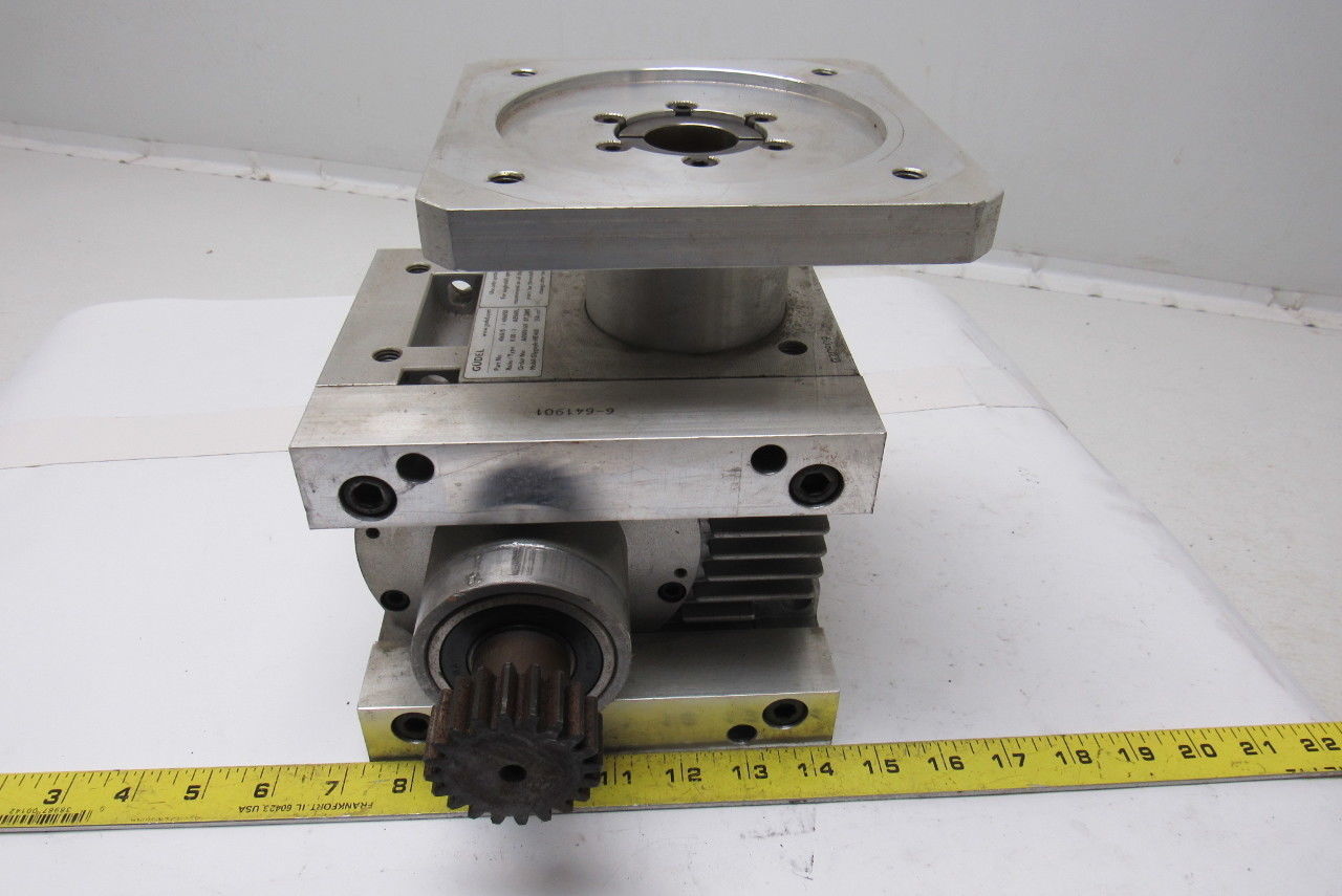 Gudel 406015 / 406050 Aluminum Automation Speed Reducer Gear Box 8:1 Ratio