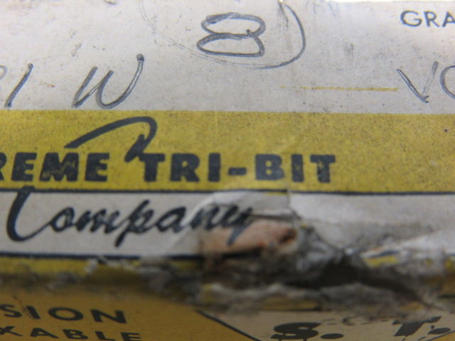 Supreme TRI-BIT Indexable Insert Cutting Tool Style 431W Grade VC2 Lot of 7