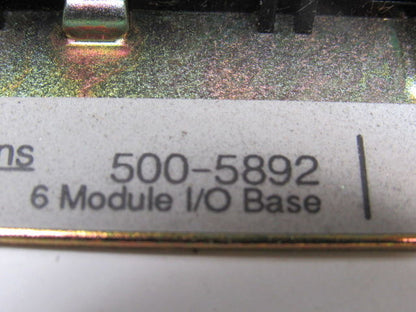 Siemens 500-5892 Base Module Rack 8 Slot