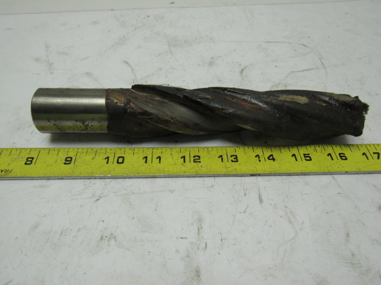 4 Flute 1" x 6" Cut HSS End Mill 8-1/2" OAL 1-1/4" Shank Sharp!