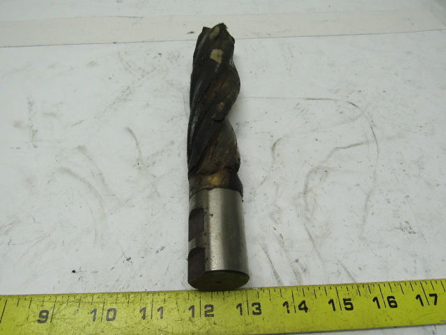 4 Flute 1" x 6" Cut HSS End Mill 8-1/2" OAL 1-1/4" Shank Sharp!