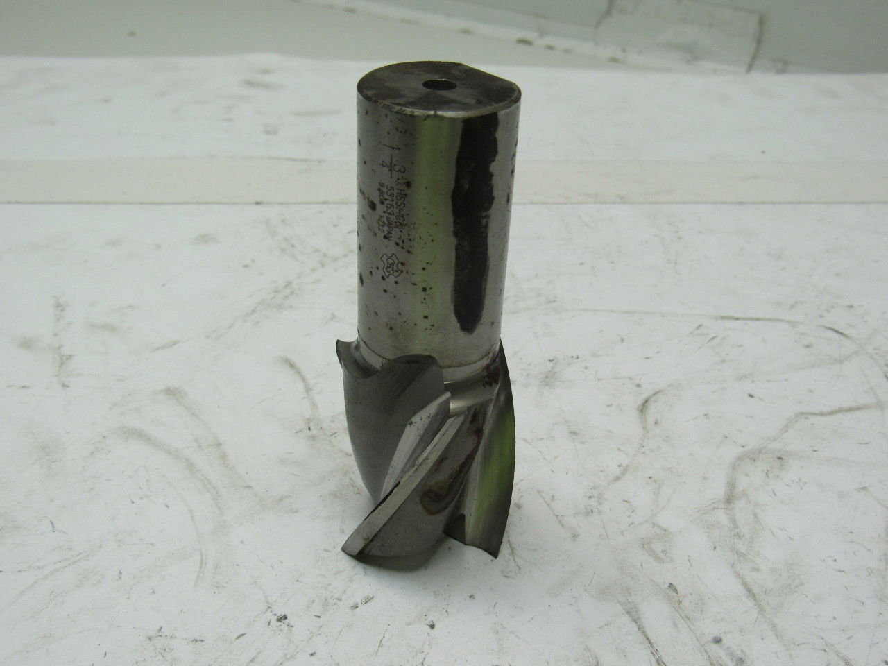 OSG 3 Flute 1-1/4" x 2" Cut HSS End Mill 4-1/2" OAL 1-1/4" Shank Sharp!