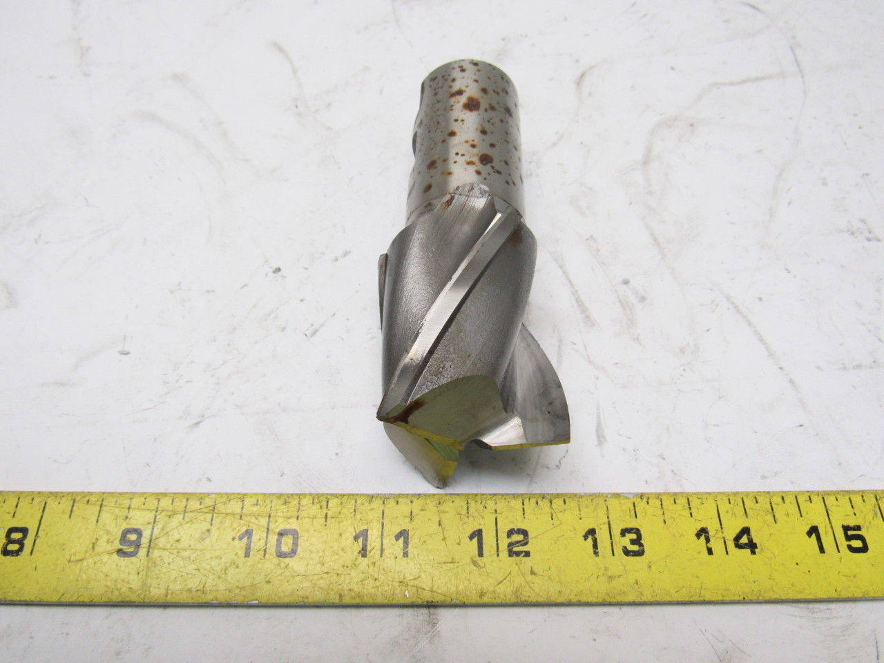 OSG 3 Flute 1-1/4" x 2" Cut HSS End Mill 4-1/2" OAL 1-1/4" Shank Sharp!