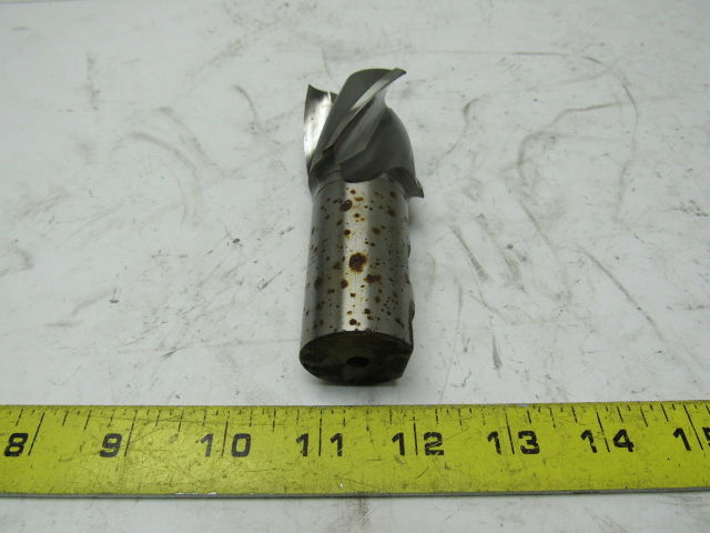 OSG 3 Flute 1-1/4" x 2" Cut HSS End Mill 4-1/2" OAL 1-1/4" Shank Sharp!